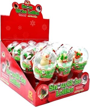 Albert's Christmas Snow Globe Lollies 12ct